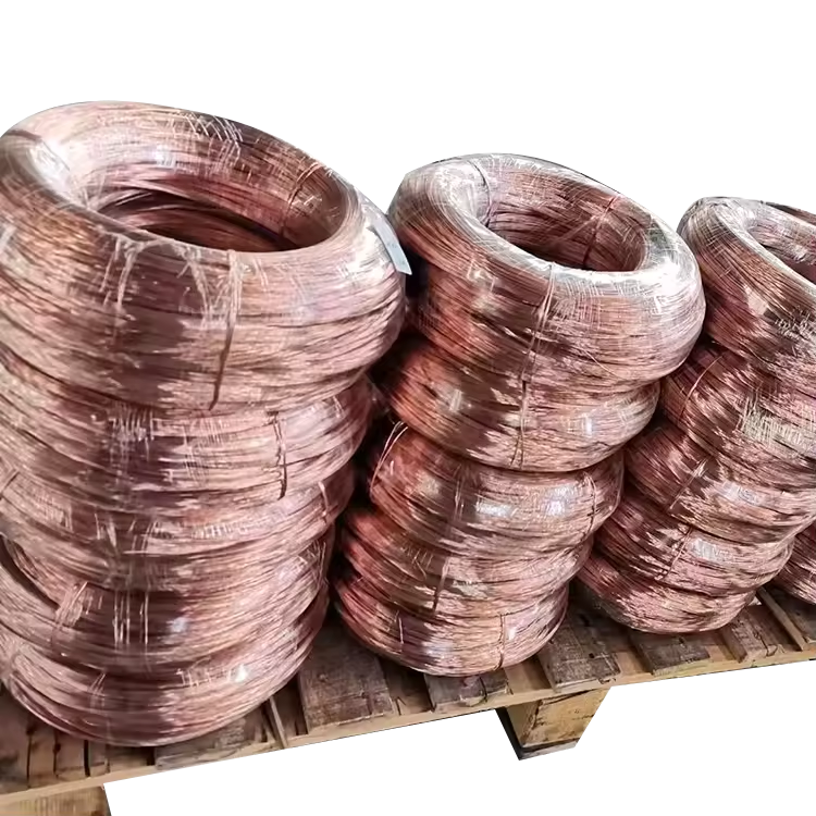 High Purity 99.99% T2 TU2 TP2 TP1 Copper Wire C10100 C11000 C12200 C12000 Copper Wire