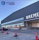 Industrial Light Steel Structure Prefabricated Hall Prefab Warehouse 4S Showroom with Free Morden Design