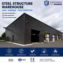Modern Light Steel Structure Prefabricated Factory Building Low Cost Industrial Workshop Shed Design Warehouse