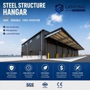 Engineered Heavy-Duty Steel Hangar Solution With Integrated Cantilevered Loading Canopy for Multi-Functional Storage