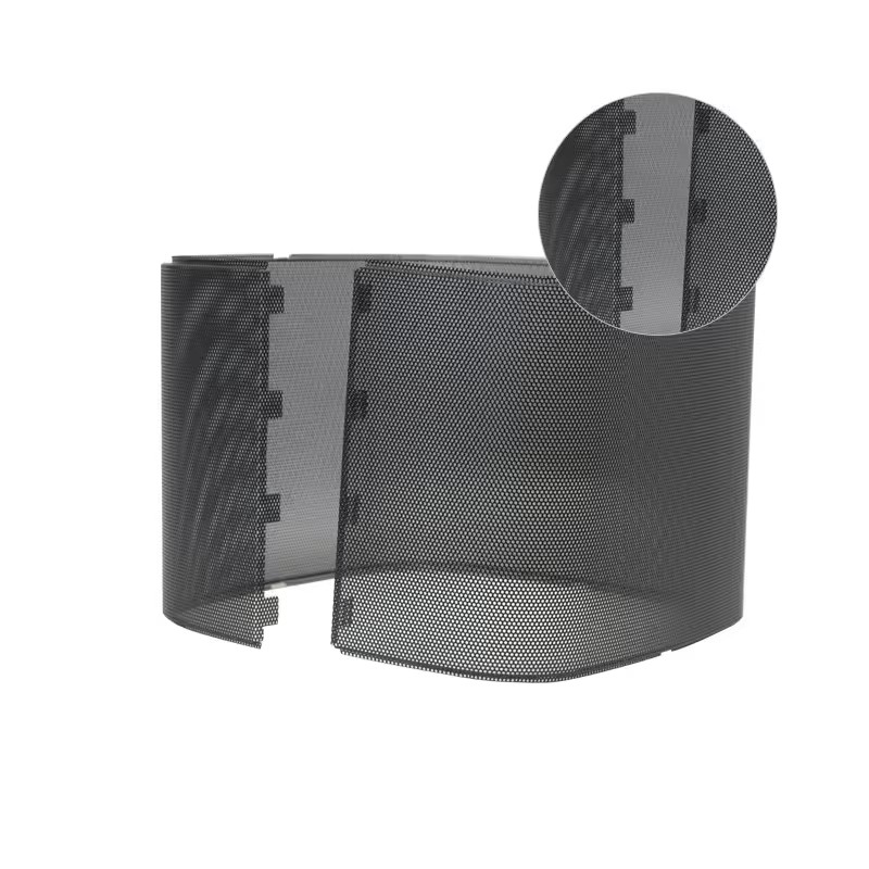 Custom Bending Formation Net Perforated Metal Speaker Grill Cover Punched Perforated Sheet Expanded Steel Mesh for Filter