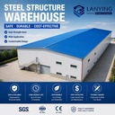Engineered Multi-Functional Steel Structure Warehouse With Integrated Mezzanine Office CE ISO SGS Certified Facility