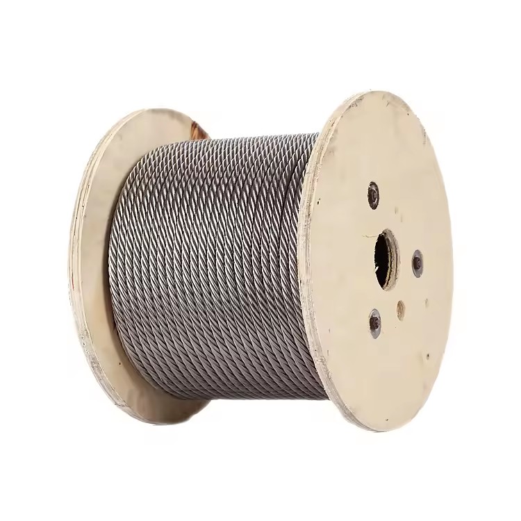 7x7 SS304 Stainless Steel Cable AISI SUS Steel Wire Rope 5mm 6mm 8mm