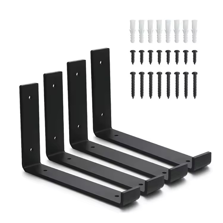 Custom Manufacture Heavy Duty Metal Floating Wall Shelves Support Shelf Bracket