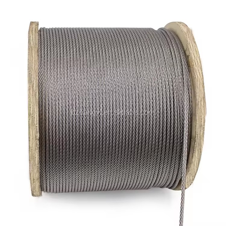3mm 4mm 5mm Stainless Steel 7x7 7x19 Aircraft Wire Rope Cable SS304 316