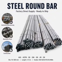 Factory Price Mild Steel Solid Rod Hot Rolled Carbon Steel Bar Structural MS Bar 1025 1045 4140 S235JR Diameter 12mm 16mm 20mm