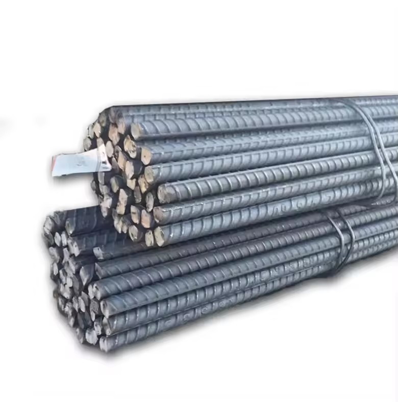 High Quality HRB400 HRB500 Steel Bars Threaded Steel Bars Ribbed Iron Rod Steel Bars