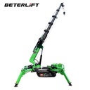 1.5 Ton to 14 Tons Fully Automatic Crawler Crane Indoor Outdoor Small Roof Crane Portable Architecture 3 Ton Spider Crane