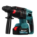 Three-in-one Heavy-Duty Brushless High-Power Cordless Rotary Hammer Concrete Drill Impact Driver 21V Lithium-Ion Battery 6200