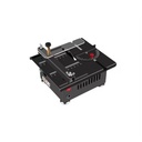 Electric Mini Precision Compact Portable Woodworking Sliding Table Saw 63mm Blade 30mm Max Depth Multi-functional Cutting