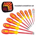 1000V 9PCS Electrical Insulation Screwdriver Set Magnetic Screwdrivers High-voltage Screwdrivers and Magnetic Tools