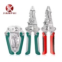 New Design 9 in 1 Folding Wire Strippers Crimping Pliers Multi-Functional Pliers for Electricians and Home Repair Hand Tools