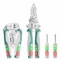 Popular Multi-Functional Electrician Folding Pliers New Metric Wire Stripper Crimping Tools Serrated Cutting Cable OEM