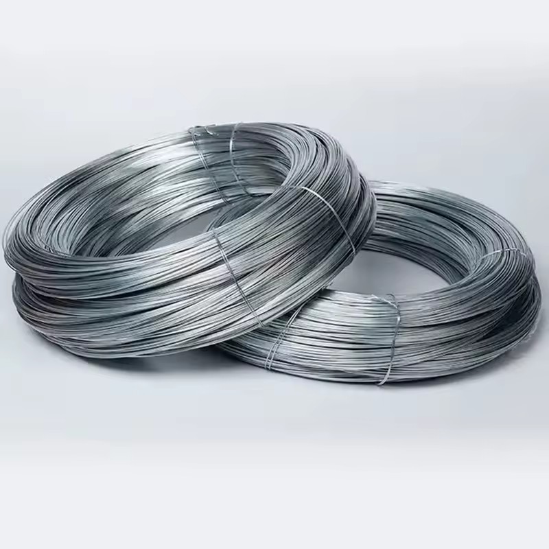 Large Stock Made 2mm 5mm Galvanized Steel Wire Q195 Q235 SAE1006 GI Wire for Construction Industry