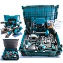 Combo Power Tools 6 Kits Tools Set Electric Hammer Drill Angle Grinder Brushless Cordless Drill Power Set 6 PCS Power Tool Sets