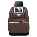 Universal Adjustable Multi-Pocket 8-11 Compartments 50x65cm Car Seat Back Organizer PU Leather Auto Backseat Storage Bag