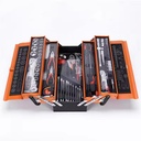 85pcs Socket Wrench Kit Tool Box Set Professional Tool Kit for Car Repairing Household Use Metal Box OEM Durable & Portable