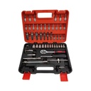 53pcs 1/4 Ratchet Wrench Set Carbon Steel OEM Tool Box Case Mechanics Hand Tools Kit for Car Repair and Household Use