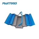 5 Tray Steel Tool Box Heavy Duty Portable Folding Tool Organizer Storage Case for Workshop Garage Hardware Tools