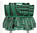 Automotive Mechanic Socket Set with Oil Filter Wrench Kit, Car Repair Hand Tools, Garage Service Tool Box Combination