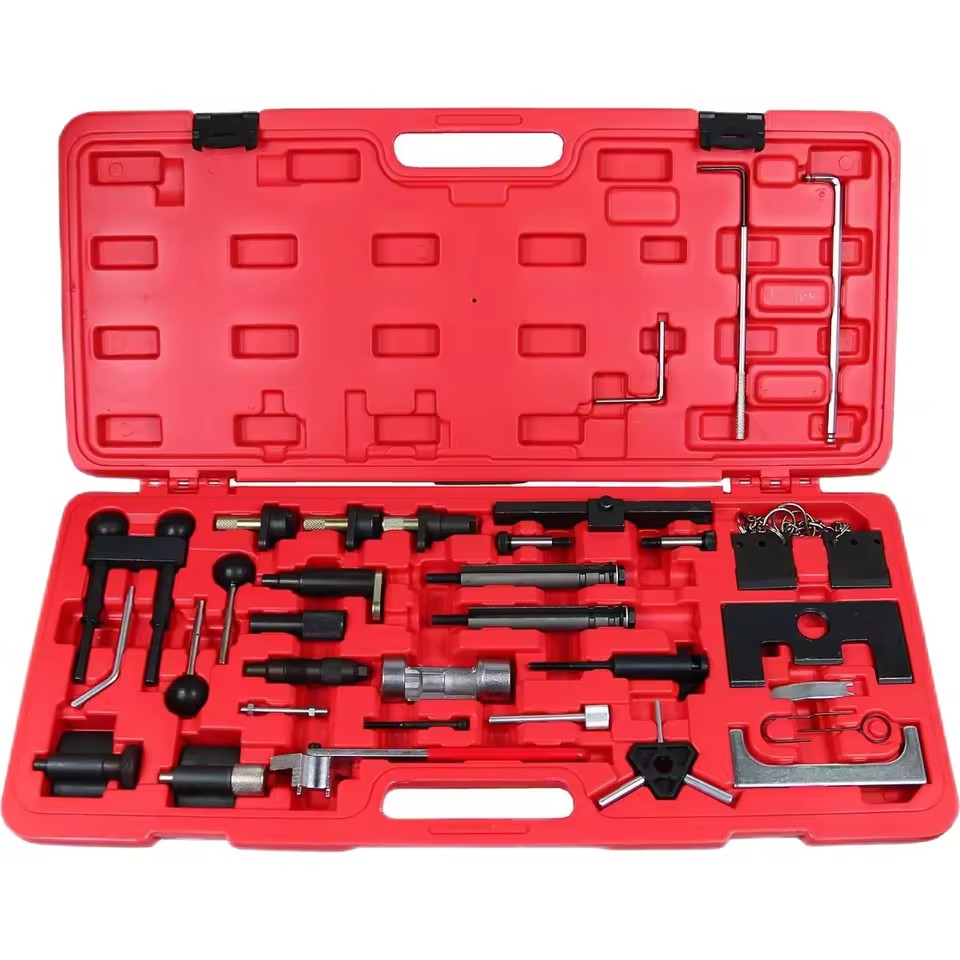 Timing Tool Kit Engine Belt Adjust Locking Set for Audi VW VAG Compatible with Petrol Diesel Vehicles