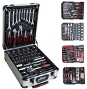 Popular 187PCS Hand Tool Set Aluminum case Rolling Tool Box Socket Set Wrench Spanner Auto Car Repair Kit 188 PCS Cheap