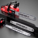 Professional 16 Inch Cordless Electric Chainsaw 21V Lithium Battery Powered Portable Logging Saw for Tree Cutting
