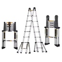 Modern Design Aluminum Folding Telescopic Ladder Multifunctional Household Appliance for Apartment Use