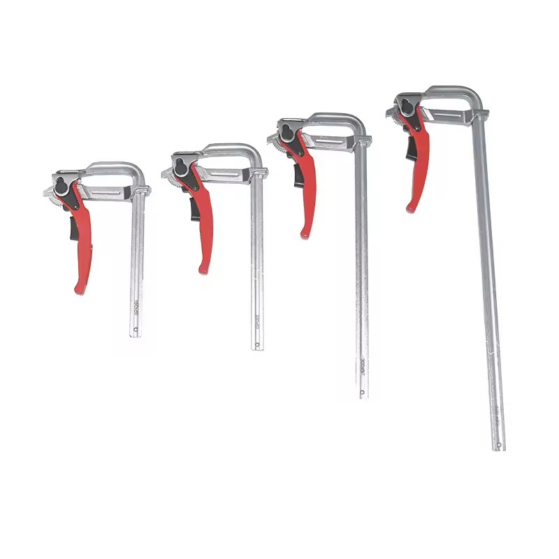 Professional Quick-Release F-Clamp Set | Heavy-Duty Woodworking & Metalworking Clamps with Quick Lever