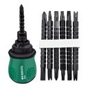 Multi-functional Dual Head Dual-use Screwdriver Cross Shaped Screwdriver Telescopic Adjustable Ratchet Screwdriver Set