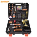 112 Piece Drill Machine Set Hand Tools Construction Outdoor Survival Cordless Tool Kits Power Tool Combo Kits