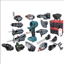 21V Brushless Cordless 16-in-1 Stainless Steel Power Tool Set Impact Drill Electric Wrench Lithium Battery Hard Case OEM DIY