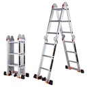 Multifunctional Aluminum Alloy Folding Ladder 4x2 to 4x6 Articulated Extension Ladders