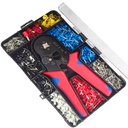 1200 Tubular Cord End Terminal Repair Crimper Crimping Pliers Set Box OEM Ferrule HSC8 6-4A Hand Crimping Tool Kit