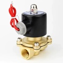 1/4 3/8 1/2 3/4 1inch DN8 10 15 20 25 50 Normally Closed Pneumatic for Water Oil Air 12V 24V 220V 110V