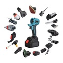 Professional Cordless Power Tool Set 20v Impact Drill Fixture Saw Angle Grinder Garden Including Power Wrench