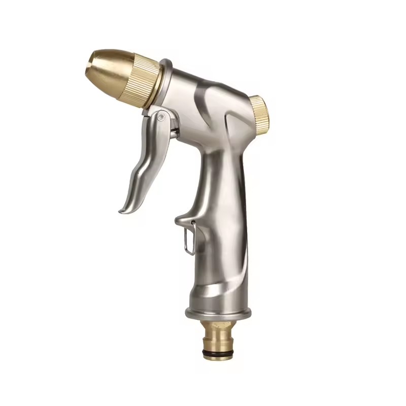 Factory Direct Zinc Alloy Copper PVC High Pressure Car Wash Set Multi-Purpose Watering Gun Pneumatic Sprinkler Gun