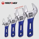 MAXPOWER Light Thin Slim-line Wide Opening Jaw Angle Adjustable Wrench Spanner