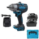 Industrial-grade 21V 1000N High-torque Brushless Electric Impact Wrench 1/2 Drive 1200W 3500 Impact Frequency for Auto Repair