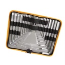 Qixin Star and Hex End Point 20PCS L-key Allen Hex Key Wrench Extra Long and Short Magic Wrench
