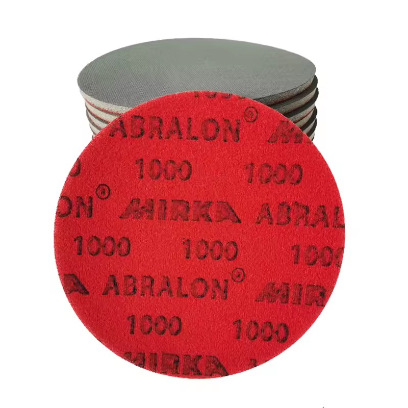 For MIRKA 6-Inch Resin Bonded Wood Sanding Disc Silicon Carbide Emery Foam Abrasive Pad Fine Grit Sanding Sponge