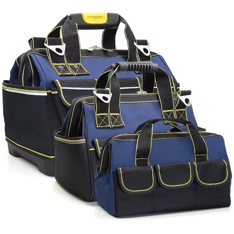 Multifunctional Electrician Tool Bag Thickened Oxford Polyester PVC Customized ODM/OEM for Plumbers Canvas Hardware Toolkit