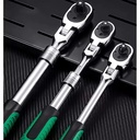 Drive Socket Drive Standard Ratchet Wrench 1/4/3/8/1/2 Inch Flexible 72-Tooth Extendable Telescopic Socket Spanner Wrench