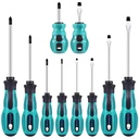 Repair Tool Set-Magnetic Precision Screwdriver Kit with Phillips and Flat Head, Non-Slip Handle, Screwdriver Tool Set