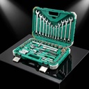61Pcs 1/4" Drive Socket Wrench Set Industrial Grade CR-V Steel Auto Repair Tool Kit with Storage Case for Car & Home Use