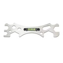 Special Bend Angle Wrench Tools with Leveler Shower Faucet Installation Bathroom Multifunctional Level Wrench Measuring Tool