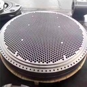Customized Forged Tube Sheet Flange Stainless steel heat exchanger tube plate plate CNC machining boiler forging hole flange