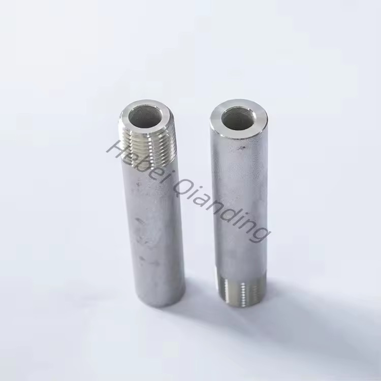 stainless steel pipe fittings 3/4 inch NPT BSPT male threaded stainless steel pipe nipple