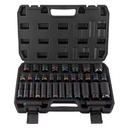 Auto Repair OLIVER Fit Chrome Vanadium Steel Socket Set with Black Tool Box 1/2 Large Socket 3/4 Heavy Duty 216pcs