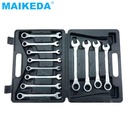 Portable 12pcs Multi Universal Torque Wrench Ratchet Spanners Combination Set Box Drive Tool Mechanic Tool Kit